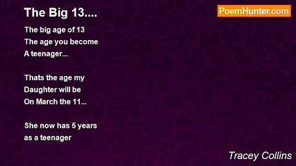 Tracey Collins - The Big 13....