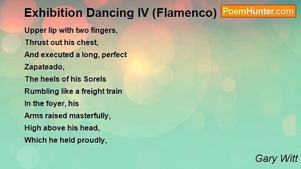 Gary Witt - Exhibition Dancing IV (Flamenco)