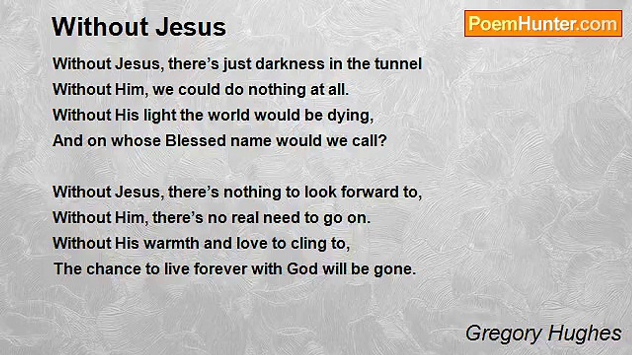 Gregory Hughes - Without Jesus