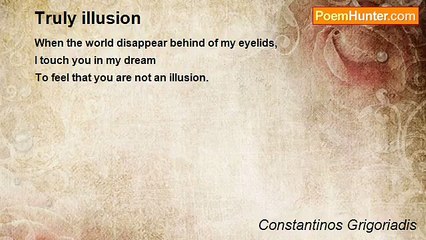 Constantinos Grigoriadis - Truly illusion