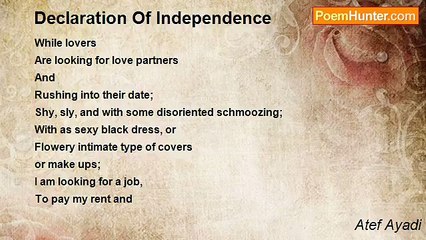 Atef Ayadi - Declaration Of Independence