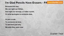 Scarlett Treat - I'm Glad Pencils Have Erasers - PART 2