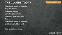 David Taylor - THE CLOUDS TODAY