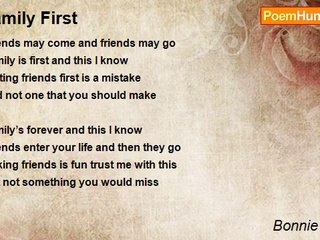 Bonnie B Long - Family First