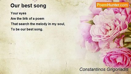 Constantinos Grigoriadis - Our best song