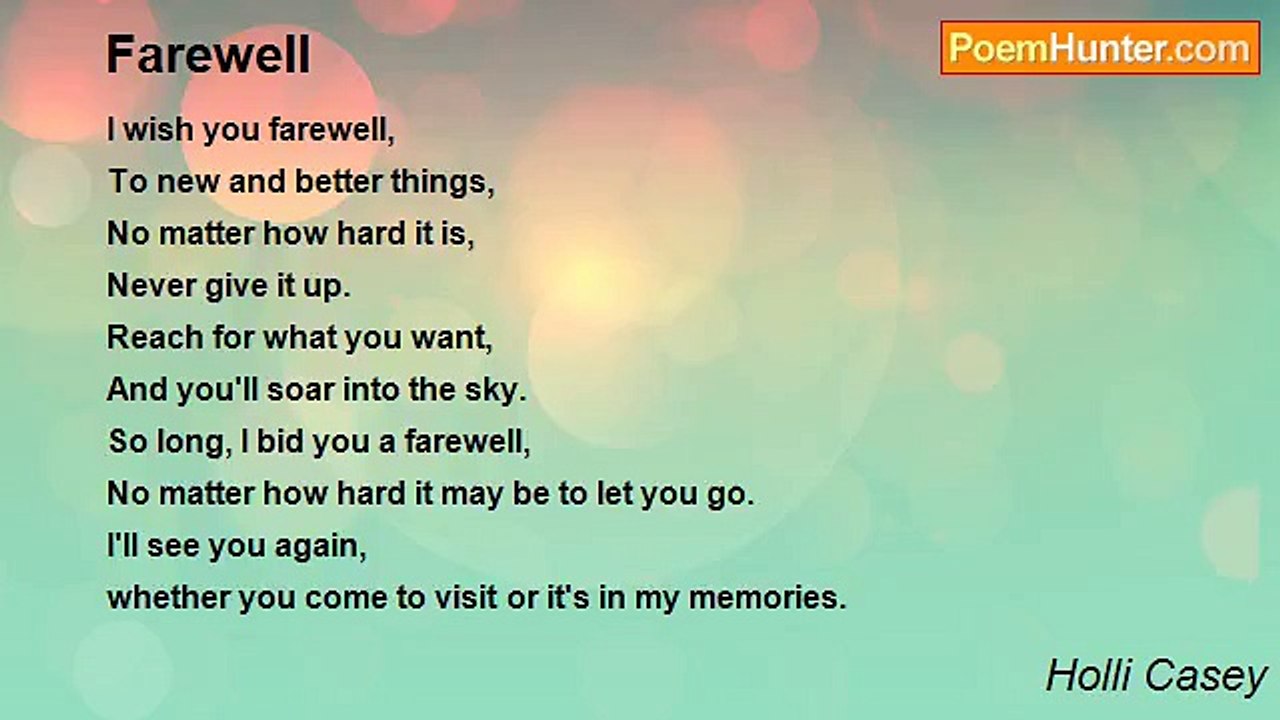 Holli Casey - Farewell