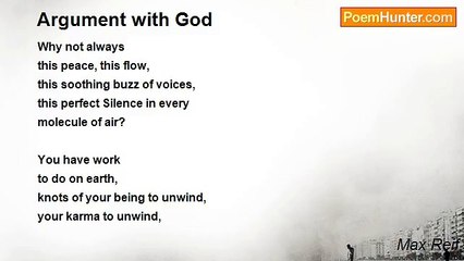 Max Reif - Argument with God