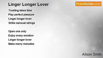 Alison Smith - Linger Longer Lover