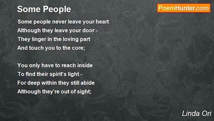 Linda Ori - Some People