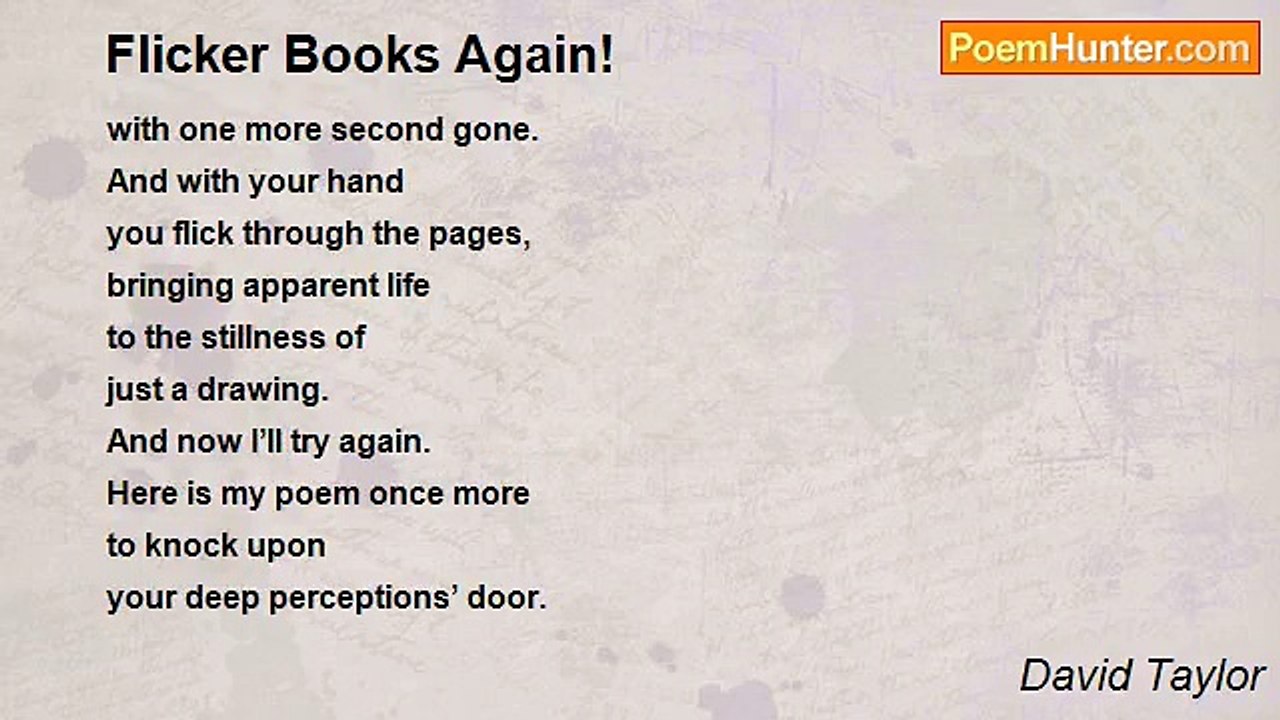 David Taylor - Flicker Books Again!