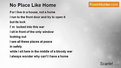 Scarlet ..... - No Place Like Home