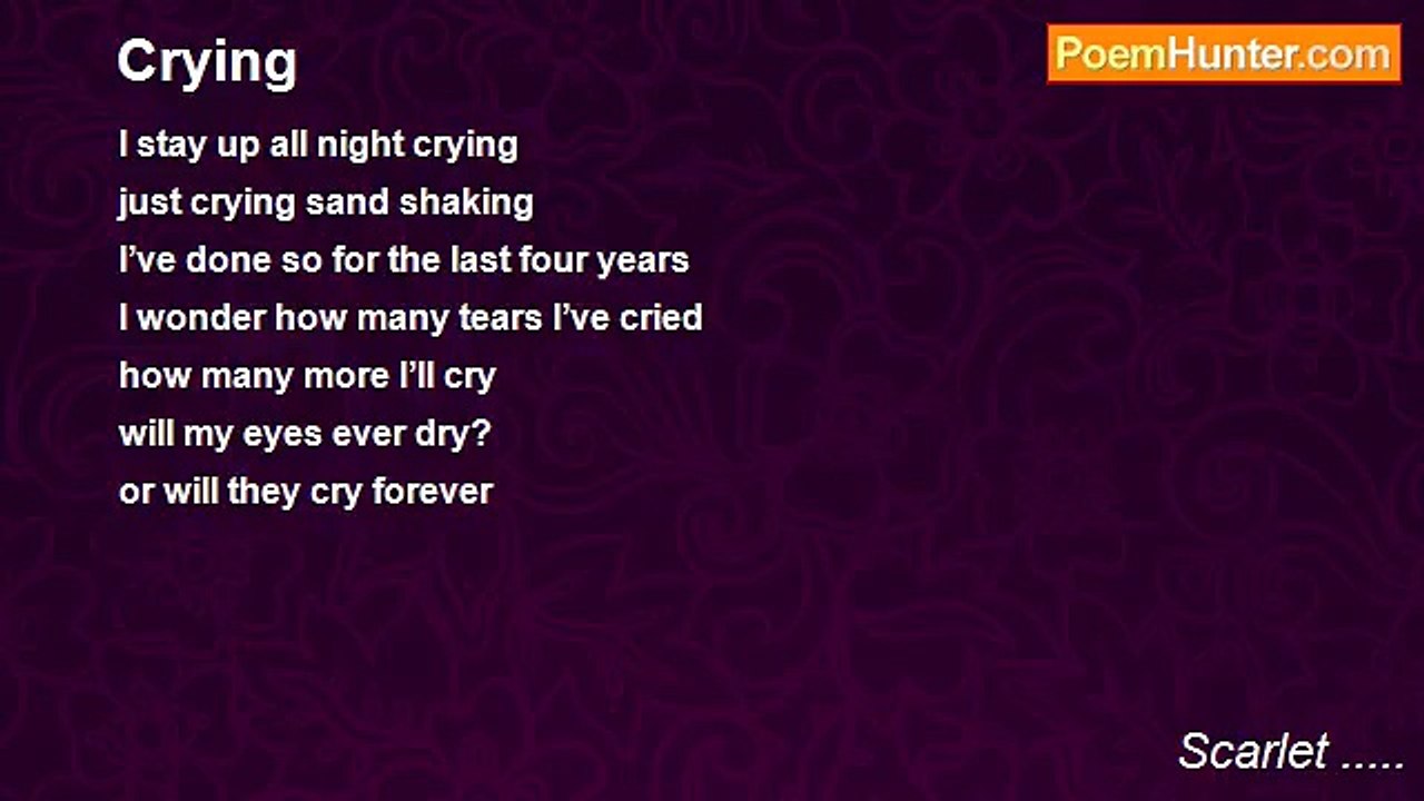 Scarlet ..... - Crying