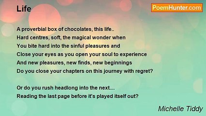 Michelle Tiddy - Life