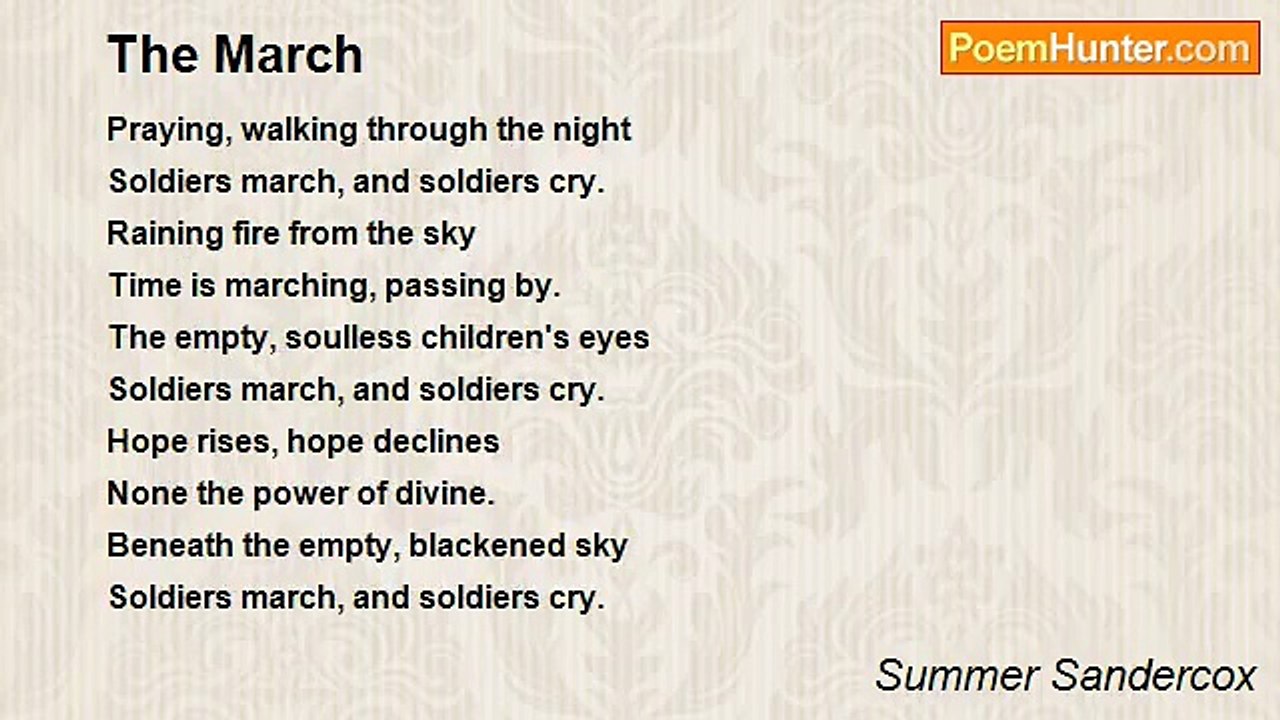 Summer Sandercox - The March