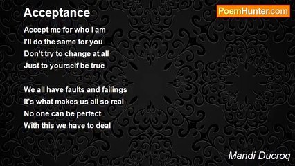 Mandi Ducroq - Acceptance