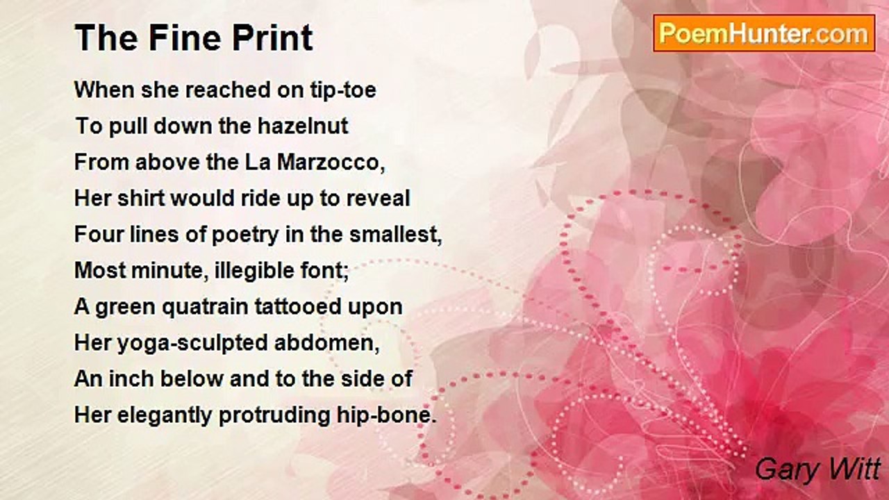 Gary Witt - The Fine Print
