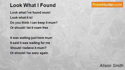 Alison Smith - Look What I Found
