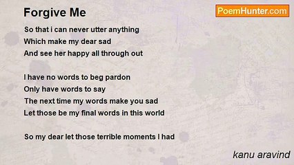 kanu aravind - Forgive Me