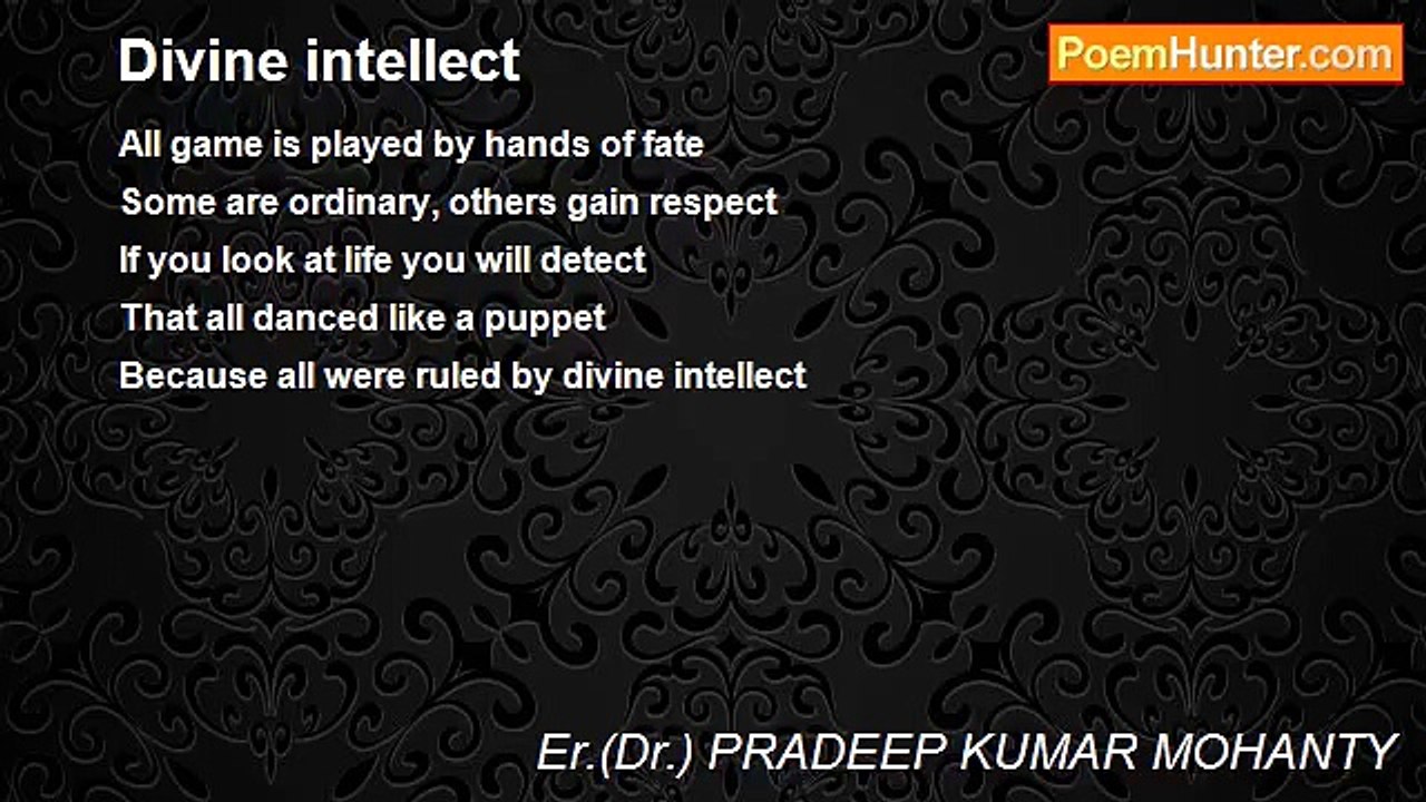 Er.(Dr.) PRADEEP KUMAR MOHANTY - Divine intellect