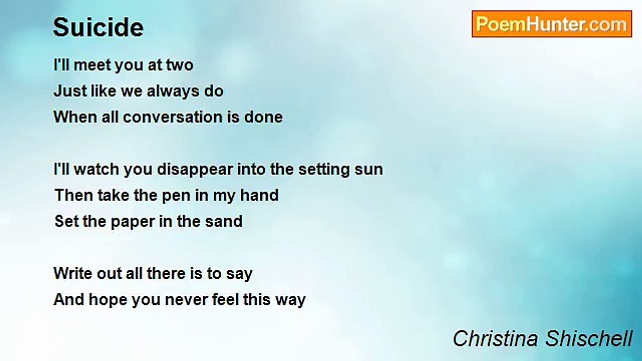 Christina Shischell - Suicide