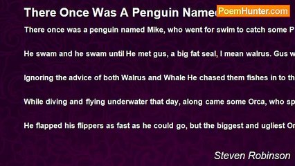 Steven Robinson - There Once Was A Penguin Named Mike
