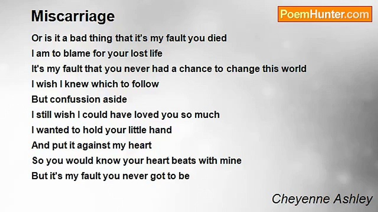 Cheyenne Ashley - Miscarriage