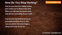 Summer Sandercox - How Do You Stop Hurting?