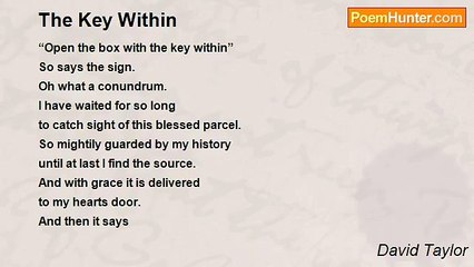 David Taylor - The Key Within