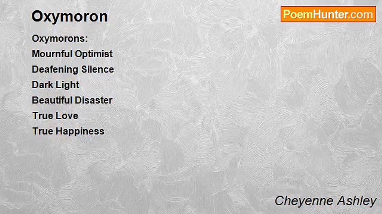Cheyenne Ashley - Oxymoron