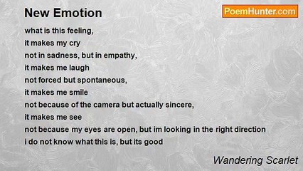 Wandering Scarlet - New Emotion