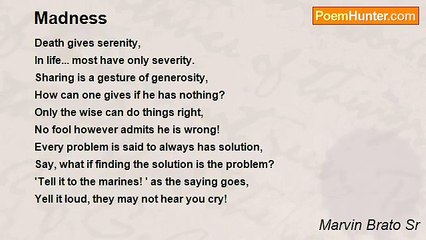 Marvin Brato Sr - Madness