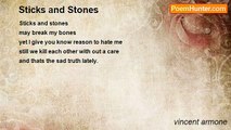 vincent armone - Sticks and Stones