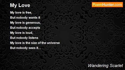 Wandering Scarlet - My Love