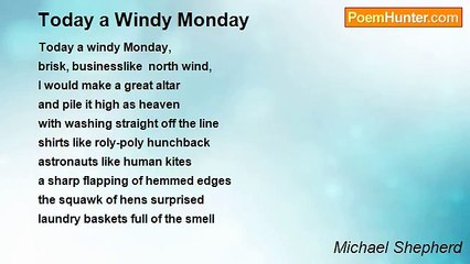 Michael Shepherd - Today a Windy Monday