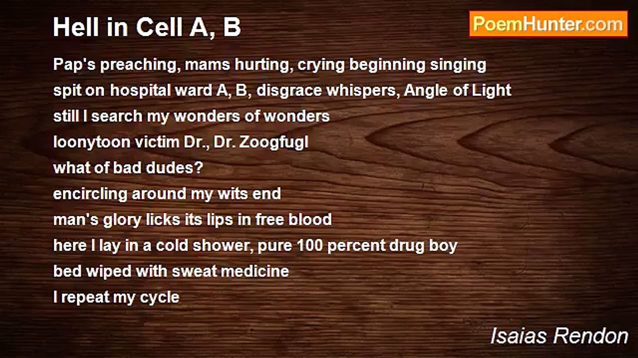 Isaias Rendon - Hell in Cell A, B