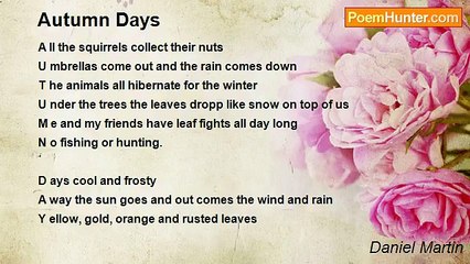 Daniel Martin - Autumn Days