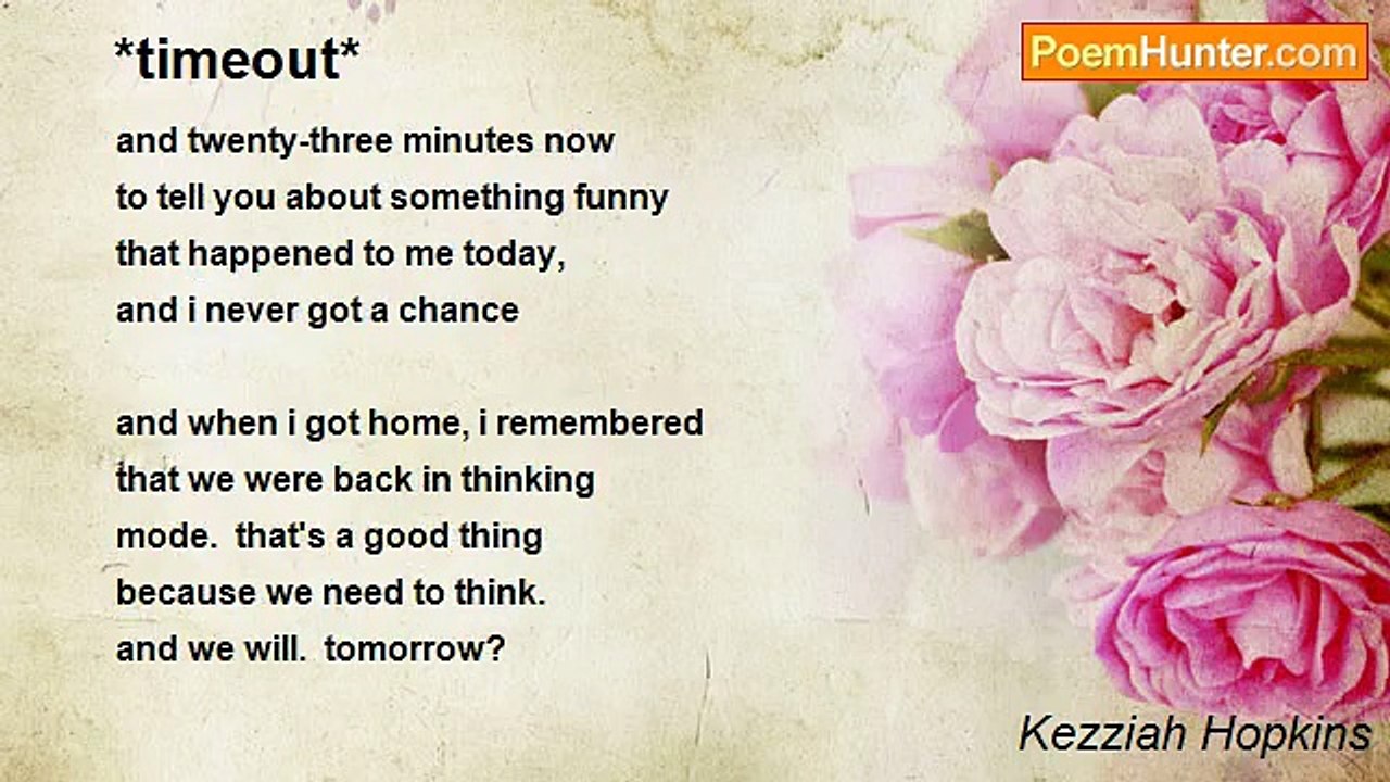 Kezziah Hopkins - *timeout*