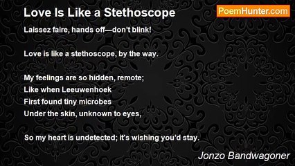 Jonzo Bandwagoner - Love Is Like a Stethoscope
