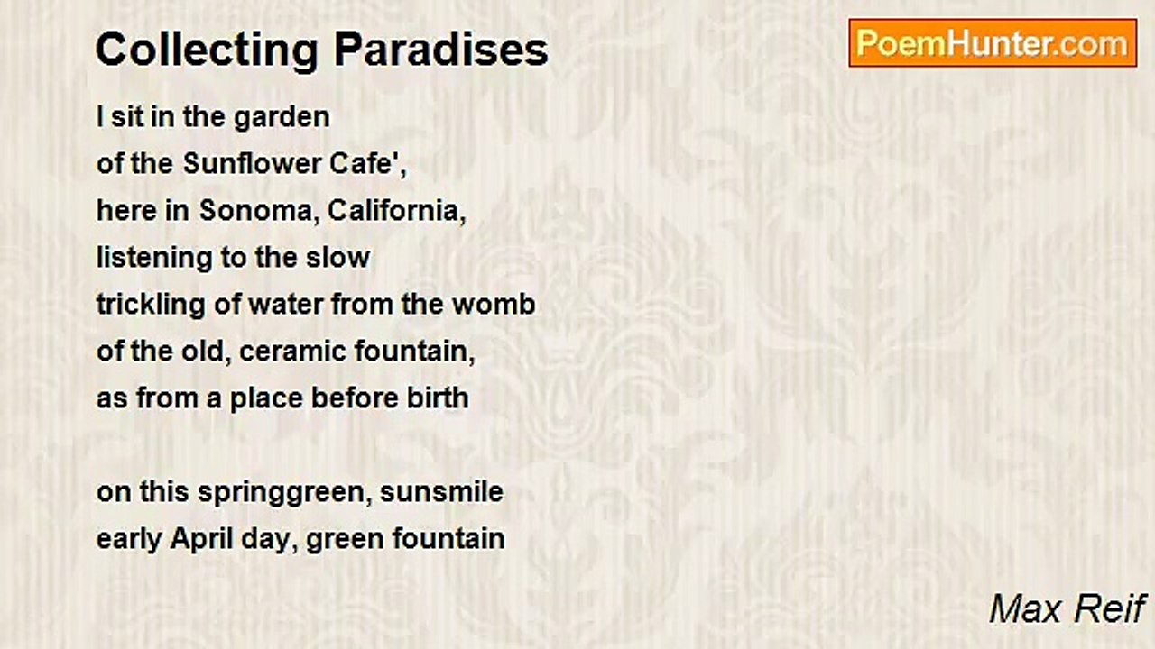 Max Reif - Collecting Paradises