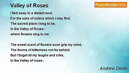 Andrew Devin - Valley of Roses