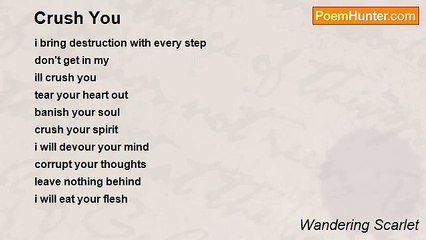 Wandering Scarlet - Crush You