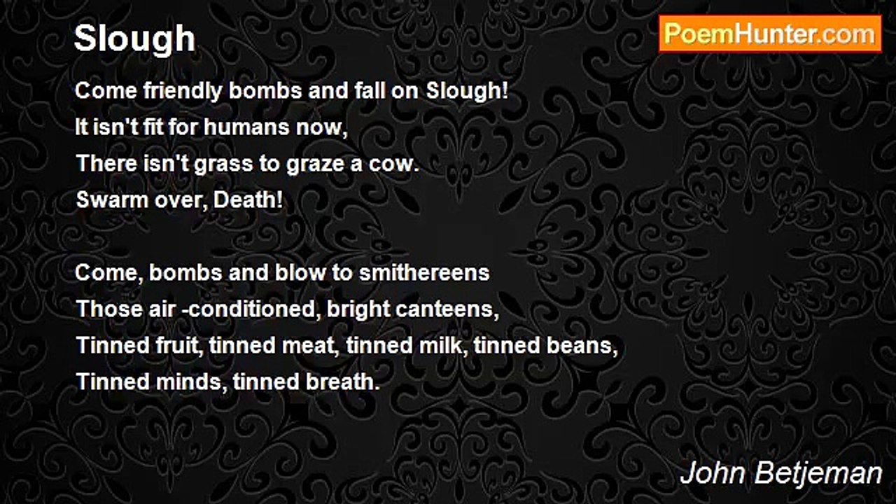 John Betjeman - Slough