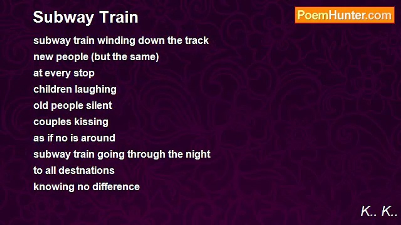 K.. K.. - Subway Train