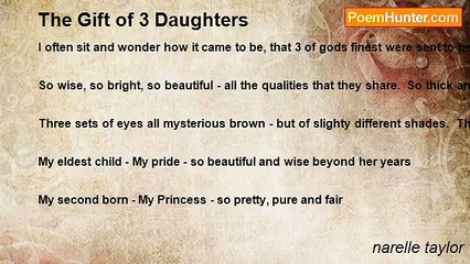 narelle taylor - The Gift of 3 Daughters