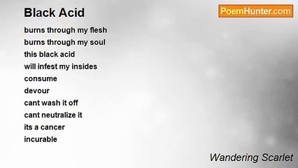 Wandering Scarlet - Black Acid