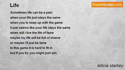 leticia starkey - Life