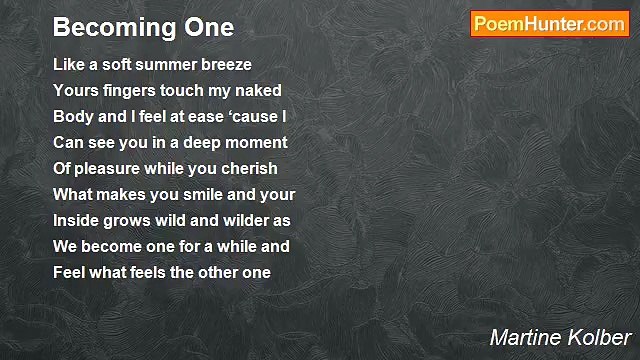 Martine Kolber - Becoming One