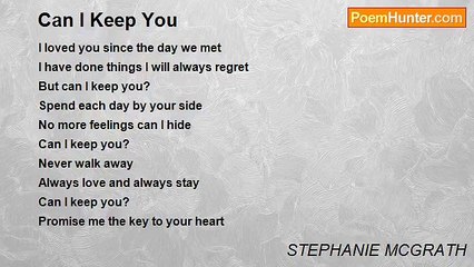 STEPHANIE MCGRATH - Can I Keep You