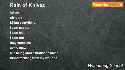 Wandering Scarlet - Rain of Knives