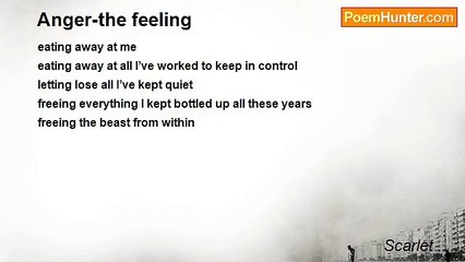Scarlet ..... - Anger-the feeling